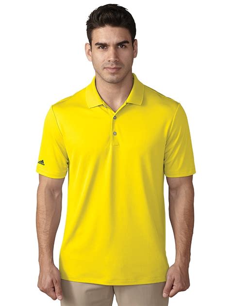 adidas t shirt yellow polo.